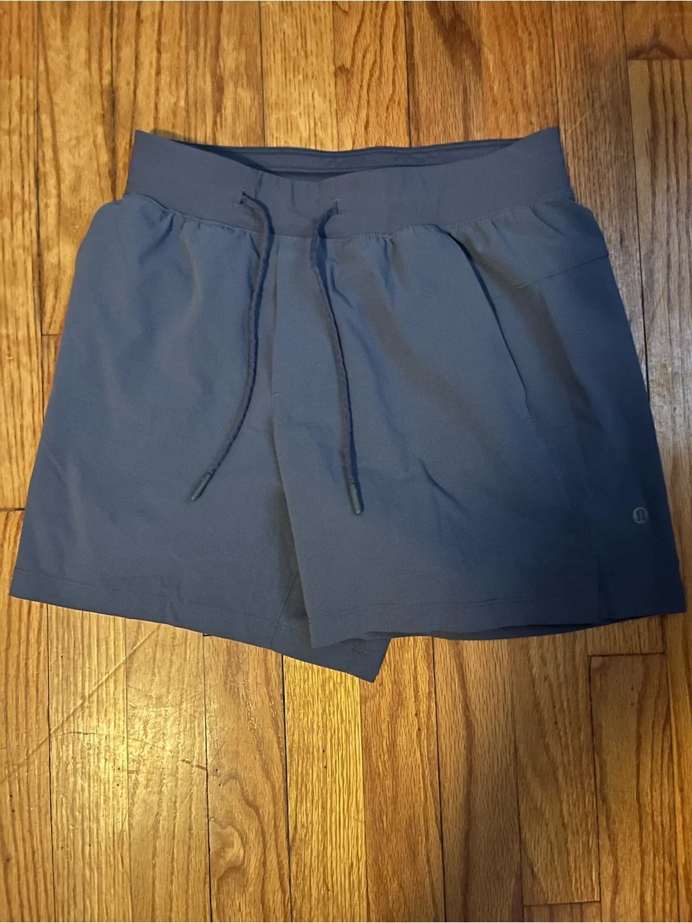 lululemon athletica blue athletic shorts